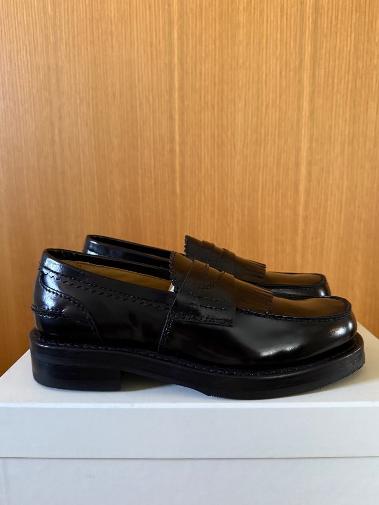 Our Legacy Black Leather Loafer
